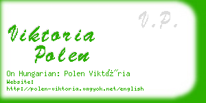 viktoria polen business card